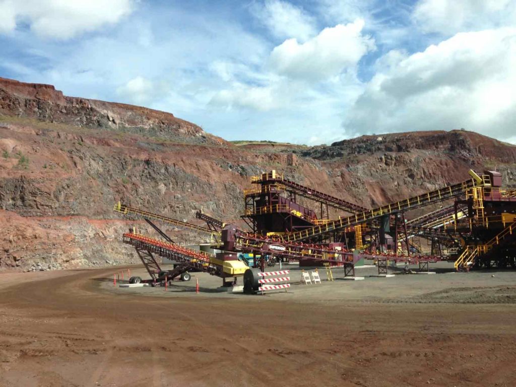 Wide View of Hawaii Grace Pacific Aggregate Plant by Titan Industries