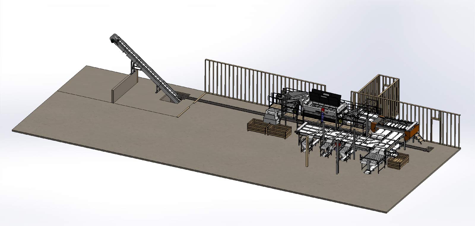 Onion Processing Plant Layout - Titan Industries